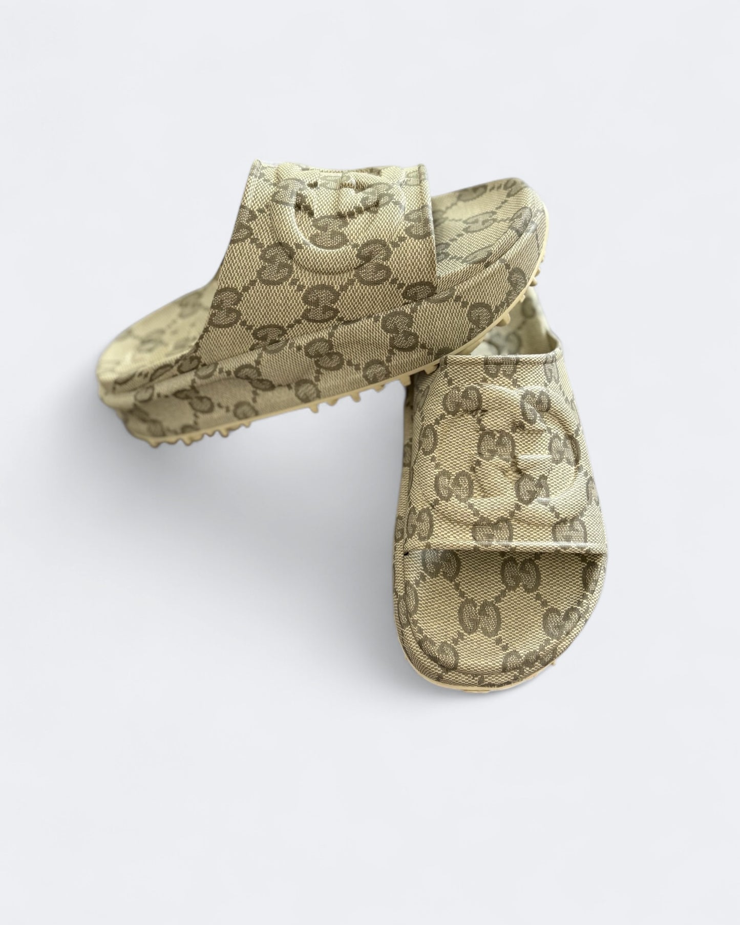 Claquette Interlocking G à plateforme - Gucci