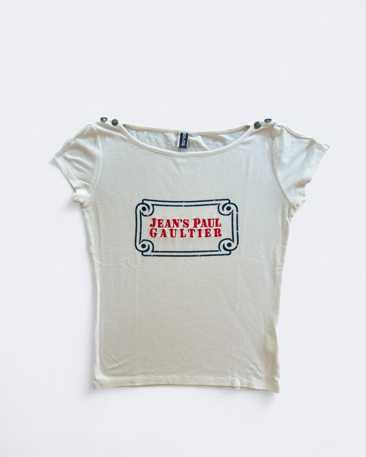 T-shirt blanc Jean Paul Gaultier