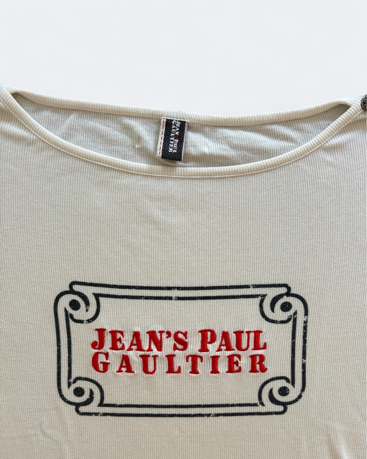 T-shirt blanc Jean Paul Gaultier