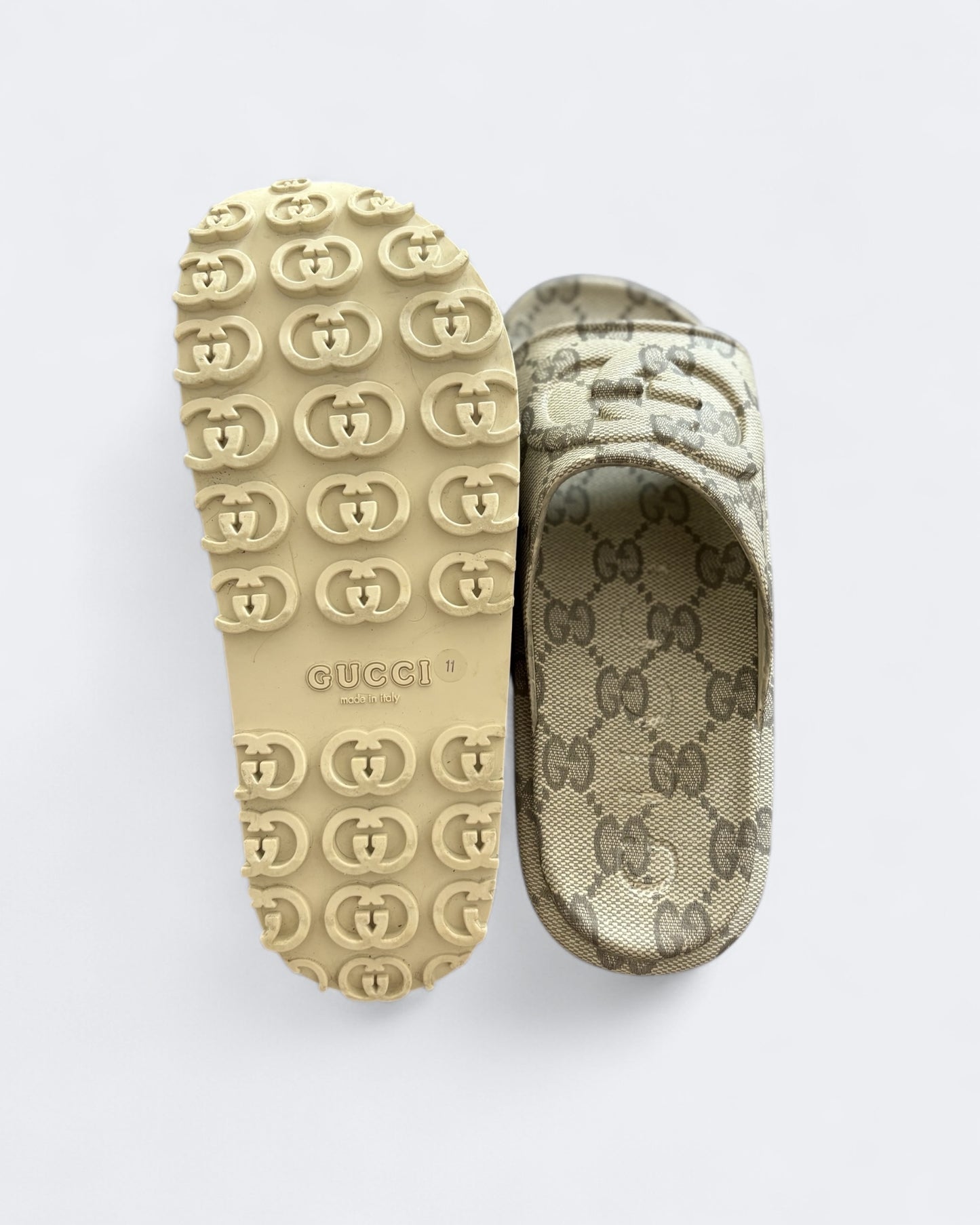 Claquette Interlocking G à plateforme - Gucci
