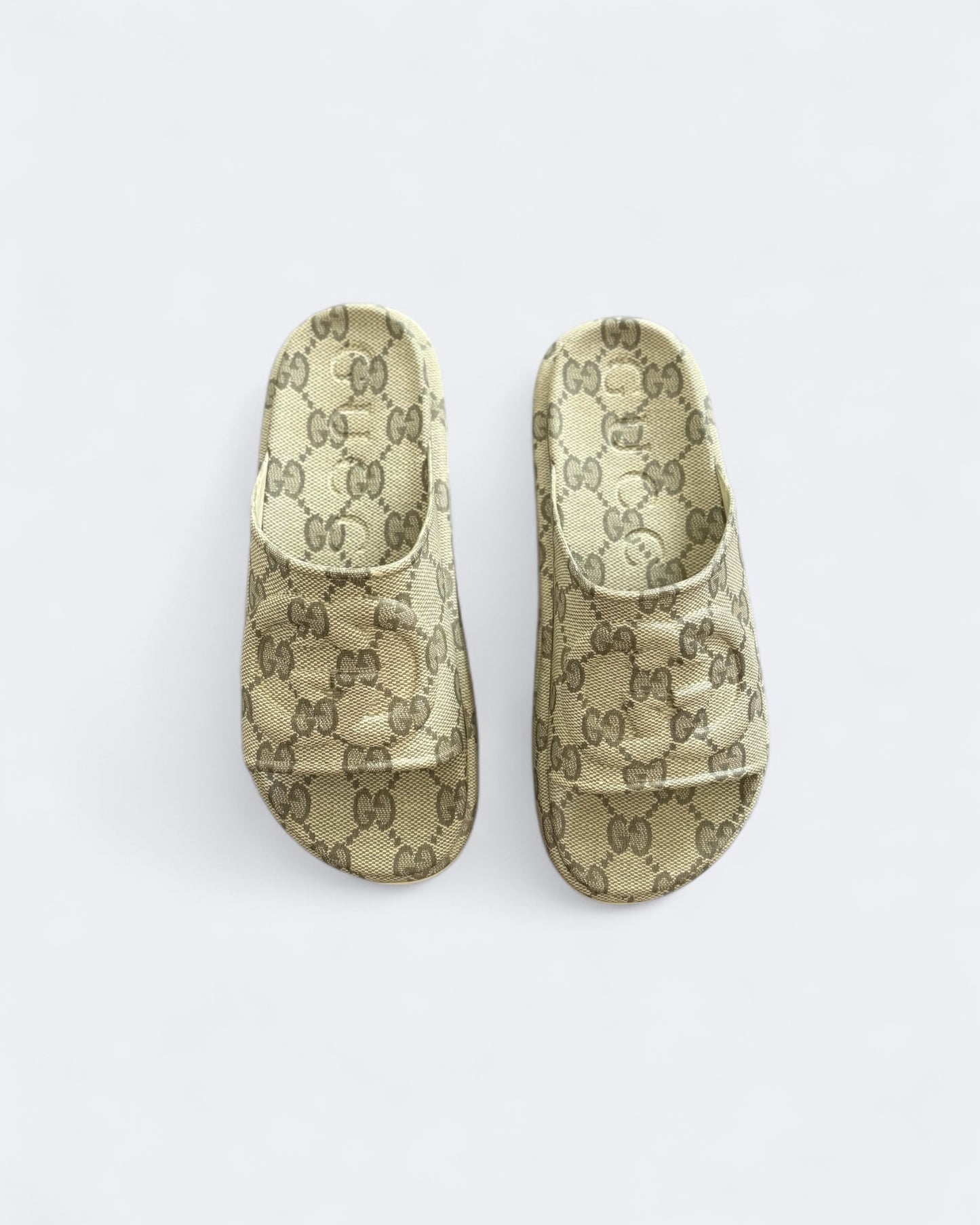 Claquette Interlocking G à plateforme - Gucci