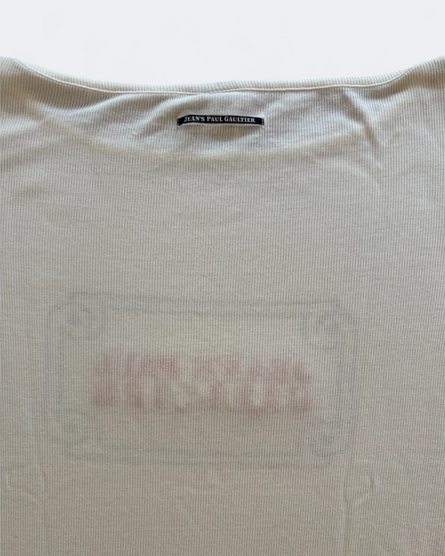 T-shirt blanc Jean Paul Gaultier